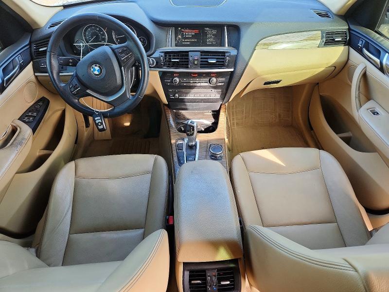 2016 BMW X3 VIN 5UXWZ7C56G0R31885 COPART salvage auction — REAR END, Il - Salvage Certificate, sold $2,900 on 2026-07-07 (photo 8)