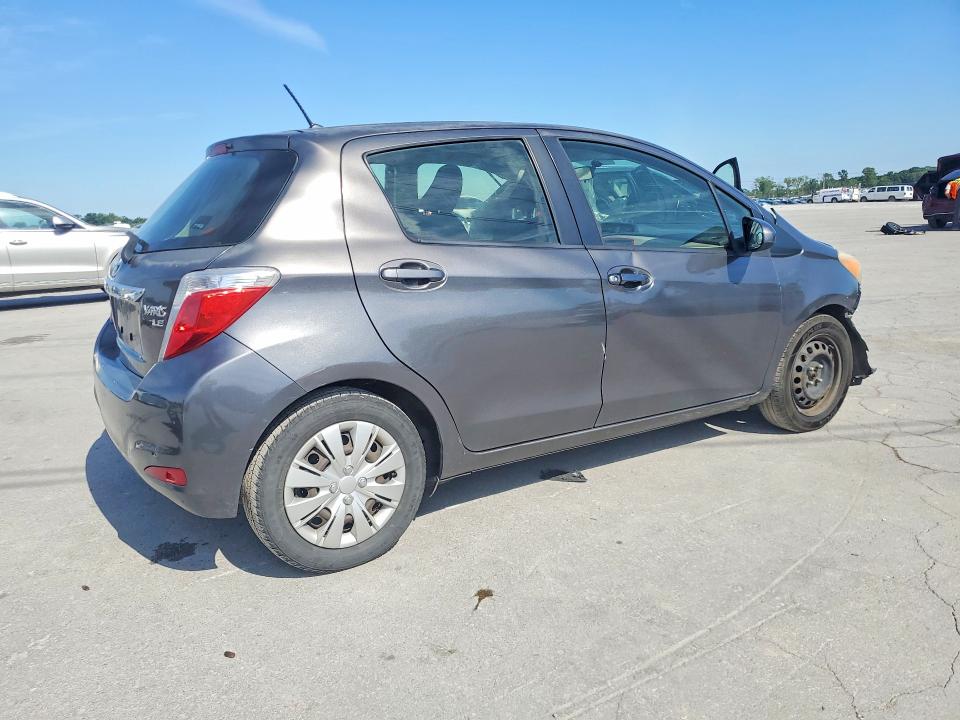 2013 Toyota Yaris VIN JTDKTUD35DD571655 COPART salvage auction — FRONT END, Tn - Salvage Certificate, sold $2,250 on 2026-07-27 (photo 3)