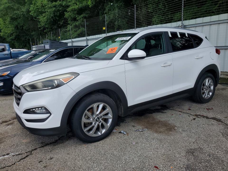 2016 Hyundai Tucson VIN KM8J3CA46GU135285 COPART salvage auction — FRONT END, AL - CERTIFICATE OF TITLE, sold $2,750 on 2026-07-02 (photo 1)