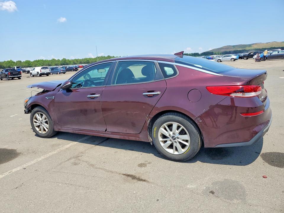 2019 Kia Optima VIN 5XXGT4L30KG276814 COPART salvage auction — FRONT END, Ny - Mv-907A Salvage Certificate, sold $900 on 2026-07-13 (photo 2)