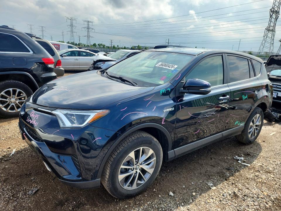 2018 Toyota Rav 4 VIN JTMRJREVXJD254340 COPART salvage auction — REAR END, Il - Salvage Certificate, sold $6,500 on 2026-07-09 (photo 1)