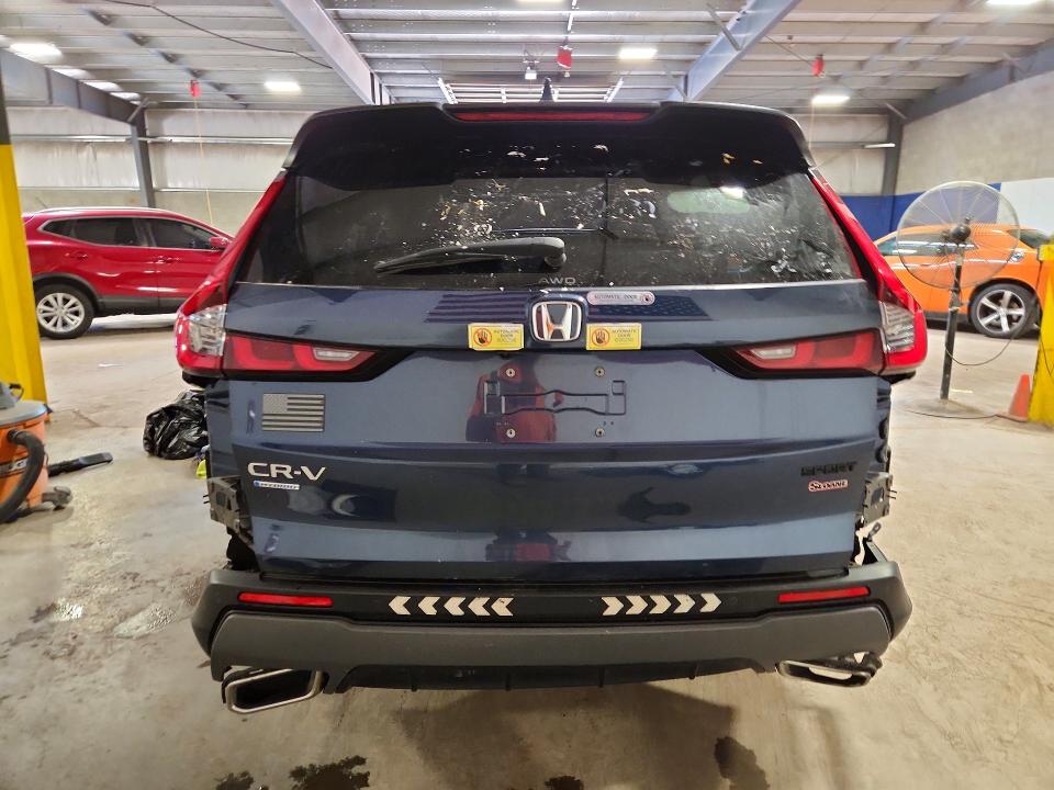 2024 Honda Cr-v VIN 2HKRS6H84RH802632 COPART salvage auction — VANDALISM, Pa - Cert Of Salvage-Theft, sold $10,700 on 2026-08-22 (photo 6)