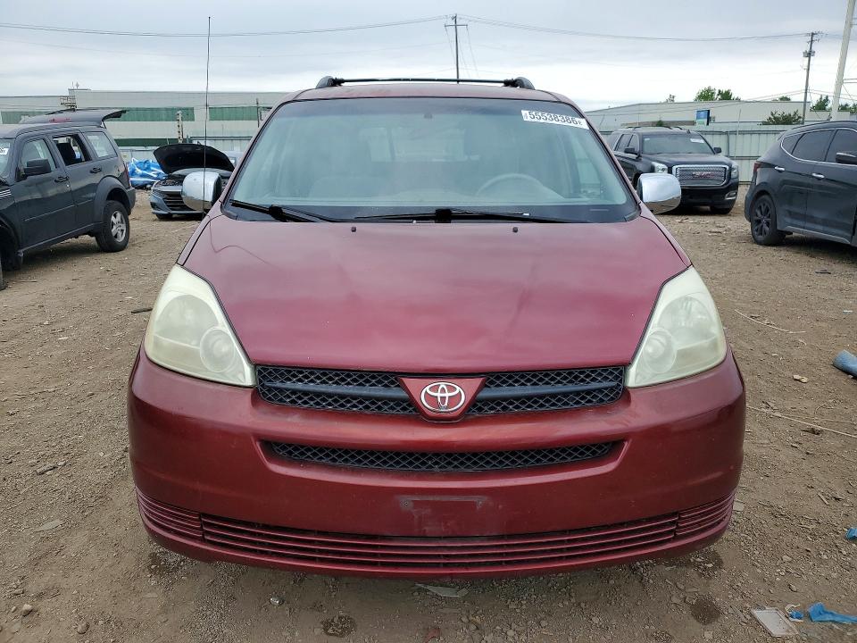 2005 Toyota Sienna VIN 5TDZA23CX5S363514 COPART salvage auction — REAR END, IL - SALVAGE CERTIFICATE, sold $750 on 2026-07-08 (photo 5)
