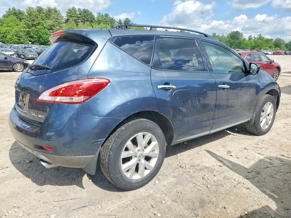 2012 Nissan VIN JN8AZ1MWXCW212103 COPART salvage auction — ROOF, Salvage Title, sold $375 on 2026-07-16 (photo 3)