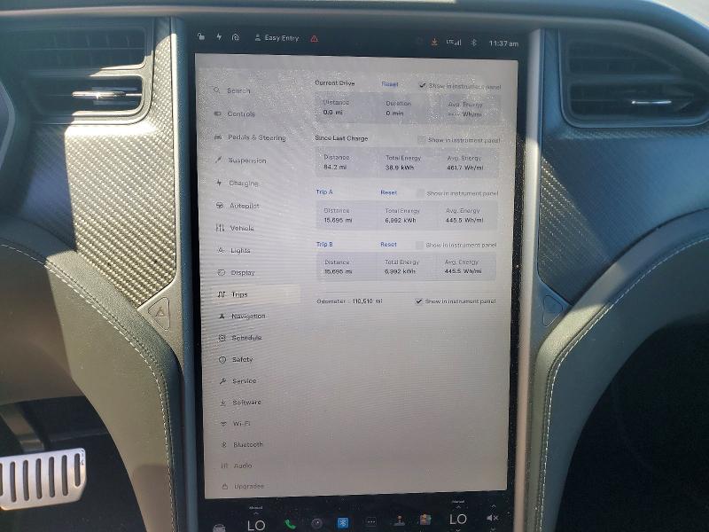 2018 Tesla VIN 5YJXCAE49JF140980 COPART salvage auction — REAR END, Sc - Cert Of Title-Salvage, sold $10,500 on 2026-07-06 (photo 9)