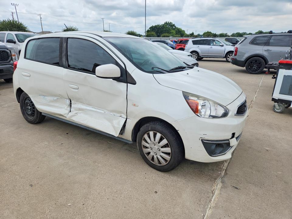 2019 Mitsubishi Mirage VIN ML32A3HJ2KH008340 COPART salvage auction — SIDE, Tx - Salvage Vehicle Title, sold $800 on 2026-07-23 (photo 4)