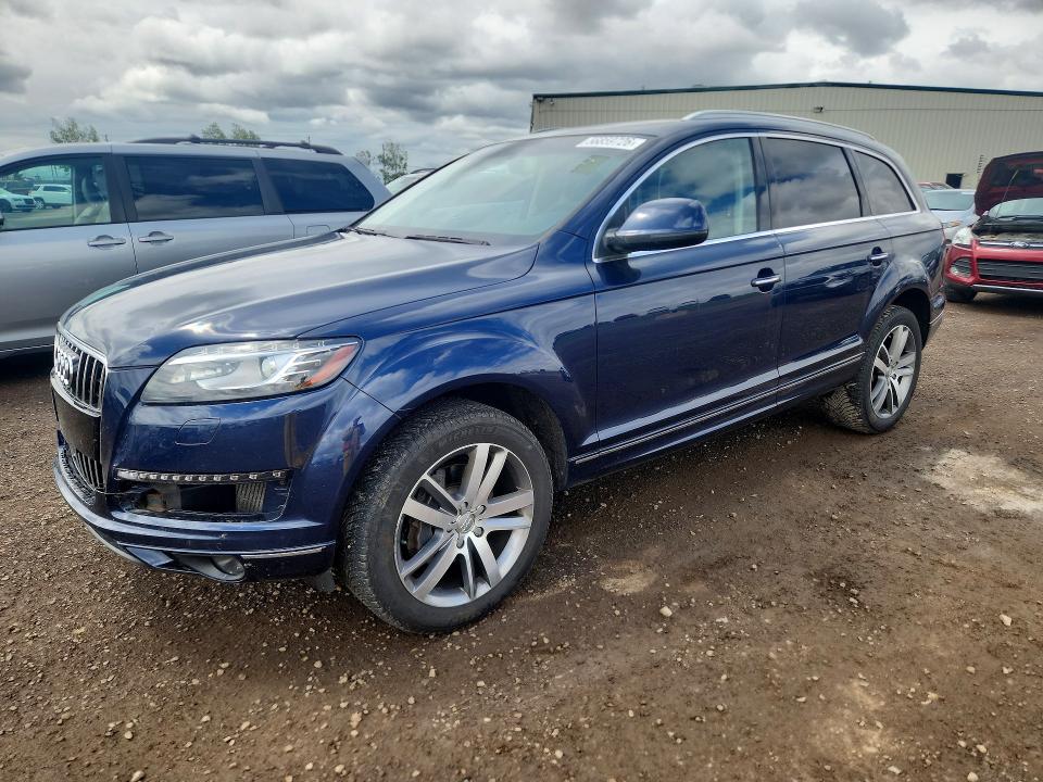 2014 Audi Q7 VIN WA1VGCFE5ED009731 COPART salvage auction — FRONT END, Ab - Oop - Active, sold $3,650 on 2026-07-07 (photo 1)