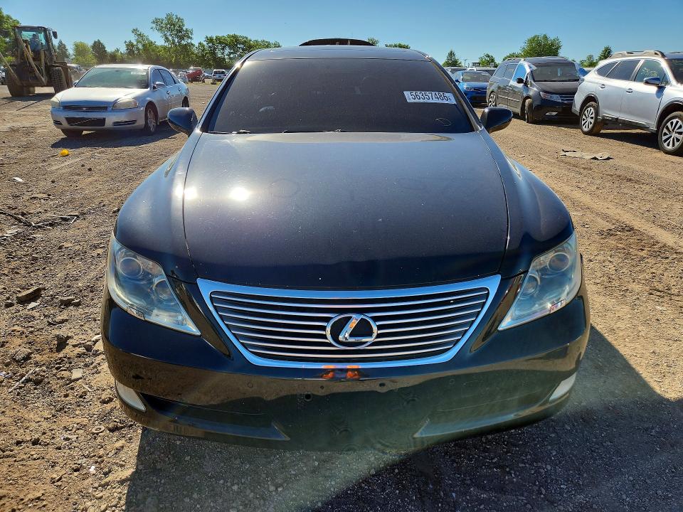 2007 Lexus Ls VIN JTHBL46F175031725 COPART salvage auction — HAIL, Il - Salvage Certificate, sold $1,200 on 2026-07-16 (photo 5)