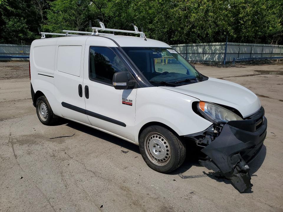 2016 Ram Promaster city VIN ZFBERFATXG6B34017 COPART salvage auction — FRONT END, PA - CERTIFICATE OF SALVAGE, sold $2,100 on 2026-08-05 (photo 4)
