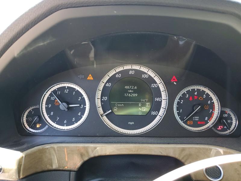 2011 Mercedes-benz E-klasse VIN WDDHF5GB8BA346581 COPART salvage auction — REAR END, Tn - Salvage Certificate, sold $900 on 2026-07-16 (photo 9)