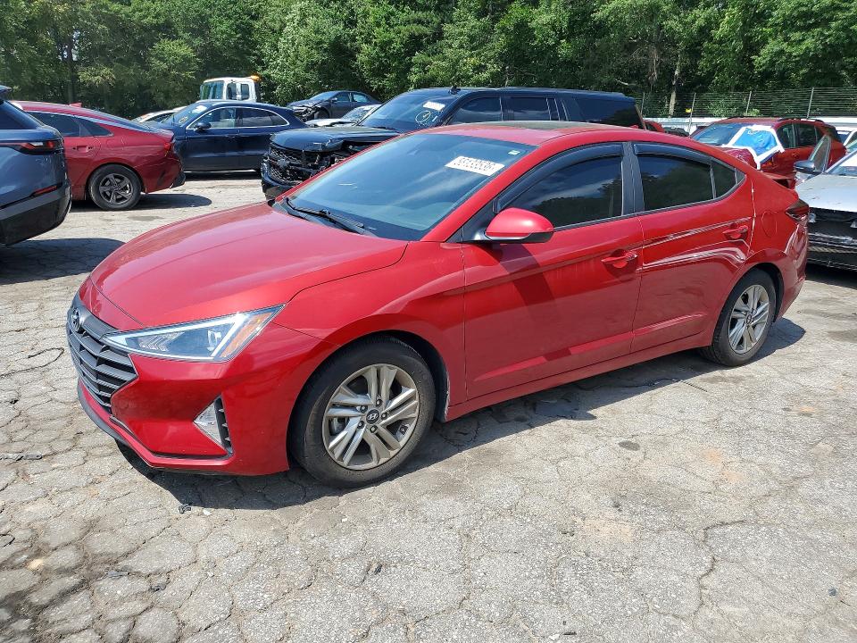 2020 Hyundai VIN KMHD84LF2LU063031 COPART salvage auction — REAR END, Ga - Cert Of Title-Salvage, sold $2,100 on 2026-07-24 (photo 1)