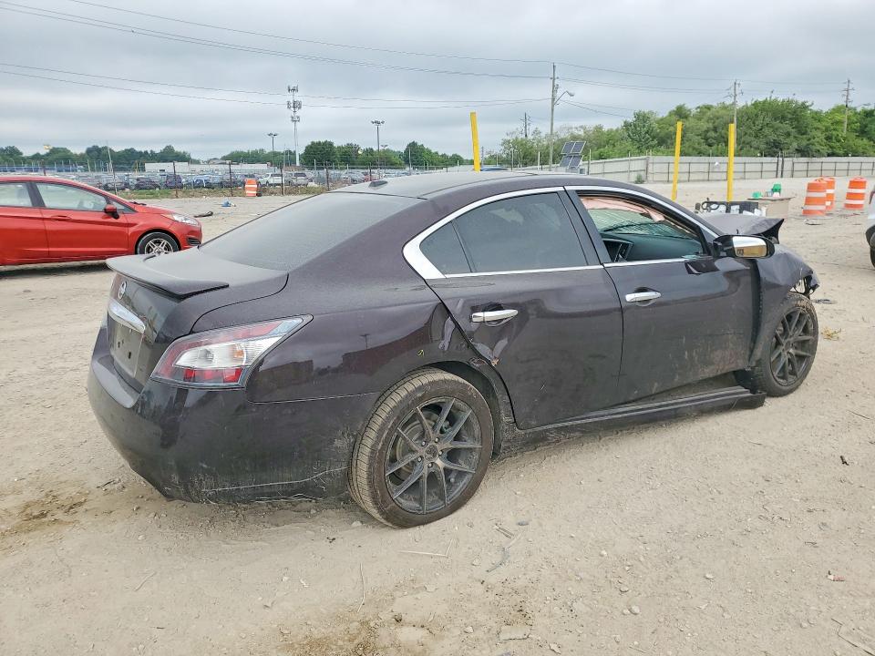 2014 Nissan Maxima VIN 1N4AA5AP9EC913121 COPART salvage auction — FRONT END, In - Cert Of Title-Salvage Title, sold $475 on 2026-07-10 (photo 3)