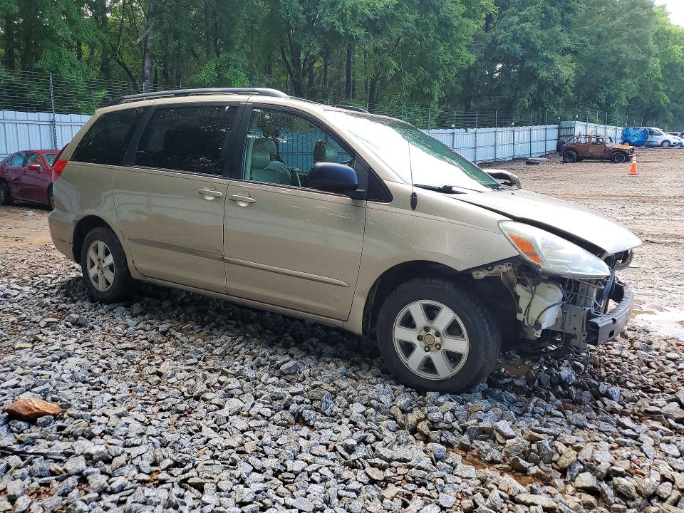 2004 Toyota Sienna VIN 5TDZA23C94S046354 COPART salvage auction — FRONT END, GA - CERT OF TITLE-SALVAGE, sold $875 on 2026-07-24 (photo 4)