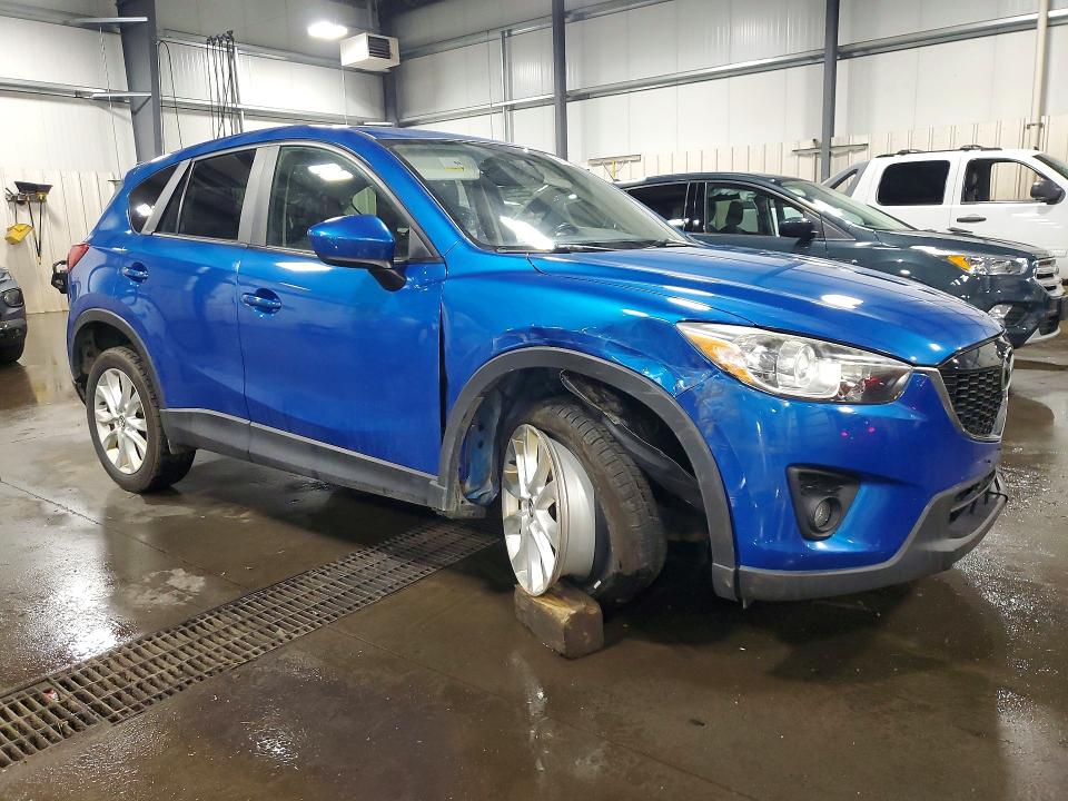 2014 Mazda Cx-5 VIN JM3KE4DY0E0302405 COPART salvage auction — SIDE, Mn - Cert Of Title-Salvage, sold $2,300 on 2026-07-14 (photo 4)