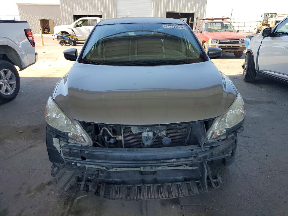 2014 Nissan Sentra VIN 3N1AB7APXEY271957 COPART salvage auction — FRONT END, Ca - Salvage Certificate, sold $850 on 2026-07-02 (photo 5)