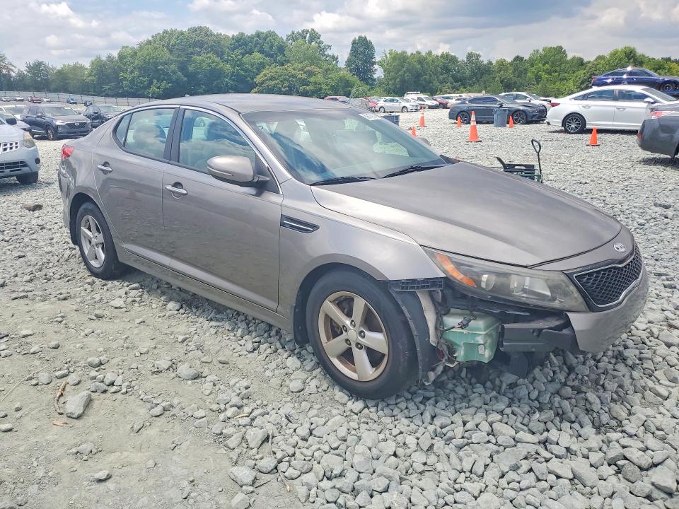2015 Kia Optima VIN 5XXGM4A79FG351731 COPART salvage auction — FRONT END, Nc - Salvage Certificate Of Title, sold $250 on 2026-07-29 (photo 4)