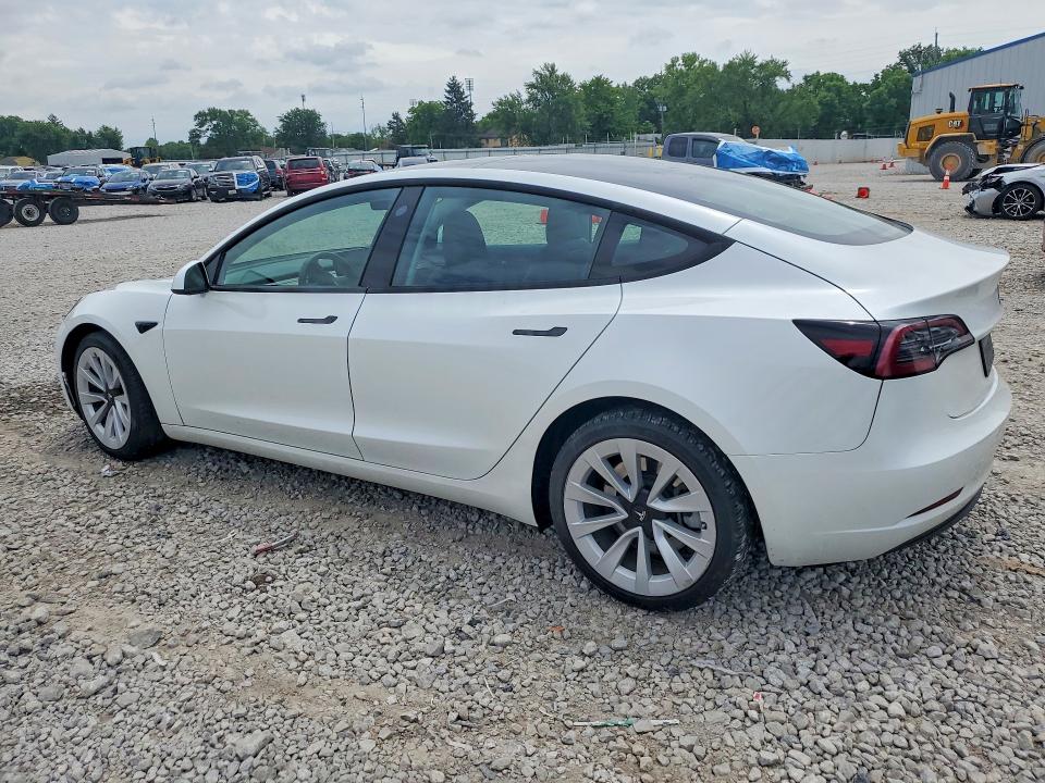2023 Tesla Model 3 VIN 5YJ3E1EA0PF671640 COPART salvage auction — REAR END, Oh - Cert Of Title-Salvage, sold $7,500 on 2026-07-24 (photo 2)