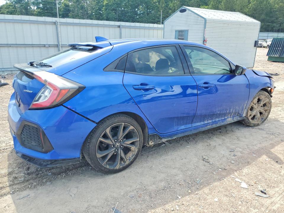 2018 Honda Civic VIN SHHFK7G47JU205130 COPART salvage auction — FRONT END, Va - Cert Of Title - Salvage, sold $1,100 on 2026-07-27 (photo 3)
