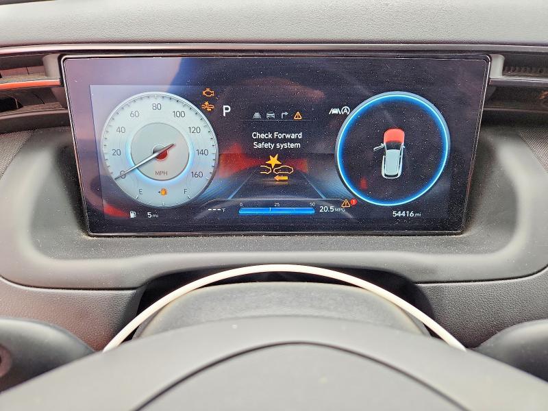 2023 Hyundai Tucson VIN KM8JF3AE7PU208325 COPART salvage auction — FRONT END, Tx - Salvage Vehicle Title, sold $2,600 on 2026-07-29 (photo 9)
