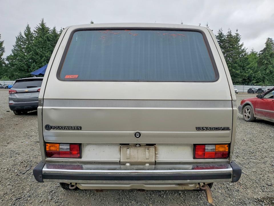1988 Volkswagen Vanagon VIN WV2YB0253JH007440 COPART salvage auction — BURN, WA - BILL OF SALE, sold $1,350 on 2026-07-10 (photo 6)