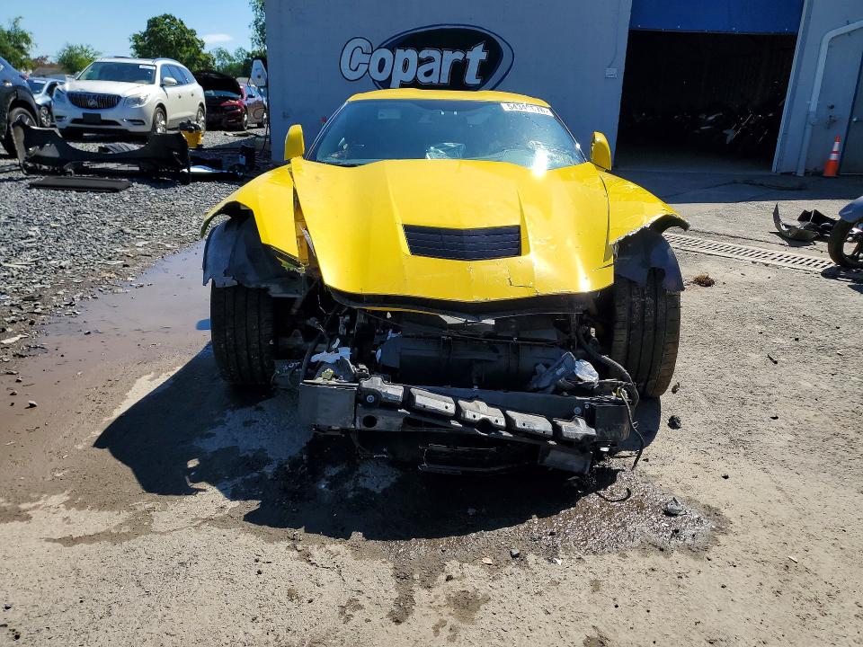 2019 Chevrolet Corvette stingray VIN 1G1YA2D77K5122467 COPART salvage auction — FRONT END, Ny - Mv-907A Salvage Certificate, sold $12,100 on 2026-07-14 (photo 5)