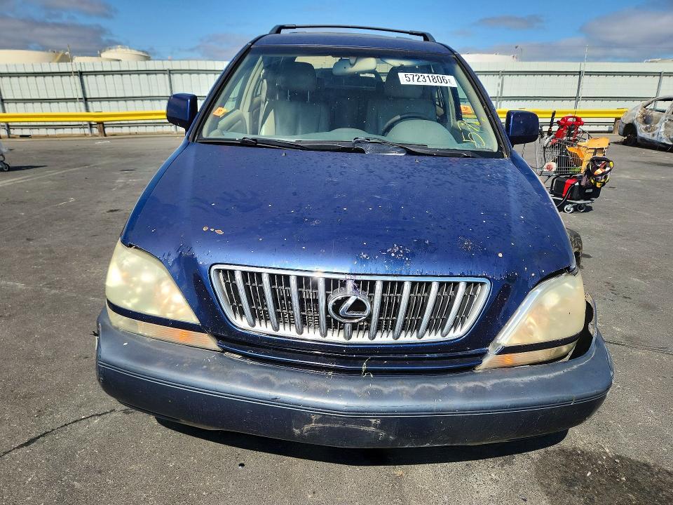 2002 Lexus Rx VIN JTJGF10U820133272 COPART salvage auction — FRONT END, Ca - Salvage Certificate, sold $450 on 2026-07-08 (photo 5)
