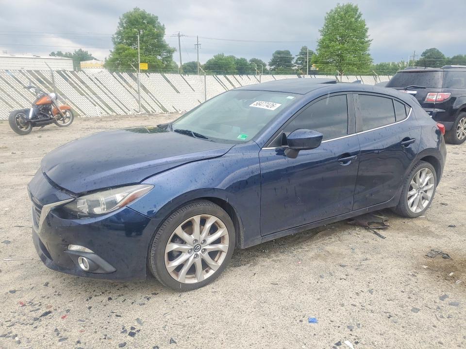 2016 Mazda 3 VIN JM1BM1M39G1299628 COPART salvage auction — FRONT END, Va - Cert Of Title - Salvage, sold $1,350 on 2026-07-14 (photo 1)