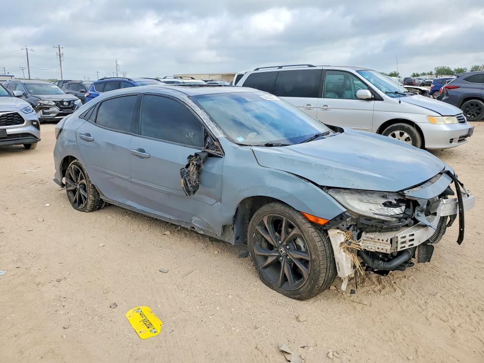 2017 Honda Civic VIN SHHFK7H94HU219295 COPART salvage auction — FRONT END, Tx - Salvage Vehicle Title, sold $1,750 on 2026-07-16 (photo 4)