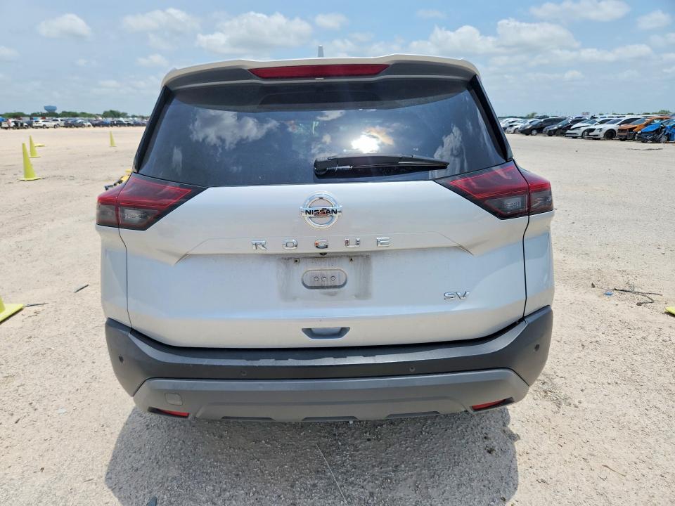 2021 Nissan Rogue VIN 5N1AT3BA4MC810072 COPART salvage auction — FRONT END, Tx - Salvage Vehicle Title, sold $4,300 on 2026-07-09 (photo 6)