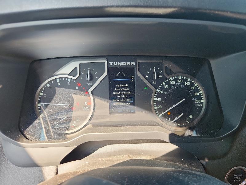 2022 Toyota Tundra VIN 5TFJA5DB6NX008595 COPART salvage auction — VANDALISM, On - Permit No Brand - Unfit, sold $37,000 on 2026-07-07 (photo 9)