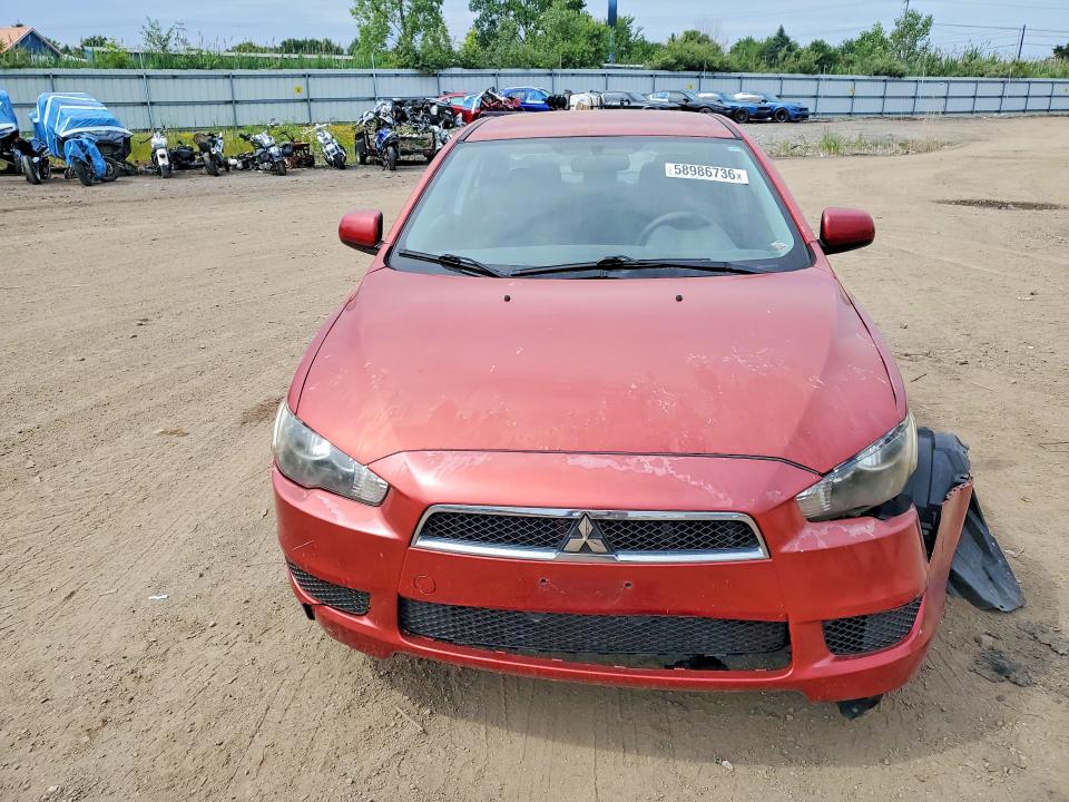 2011 Mitsubishi Lancer VIN JA32U2FU8BU041988 COPART salvage auction — FRONT END, Oh - Cert Of Title-Salvage, sold $225 on 2026-07-16 (photo 5)