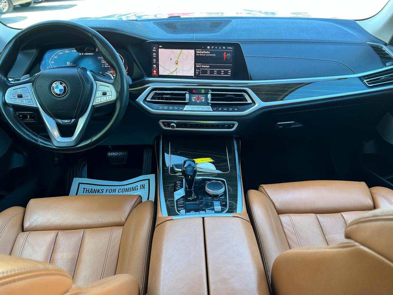 2019 BMW X7 VIN 5UXCX4C59KLS38985 COPART salvage auction — Minor Dent/Scratches, MA - CERTIFICATE OF TITLE (P), sold $21,900 on 2026-07-10 (photo 9)