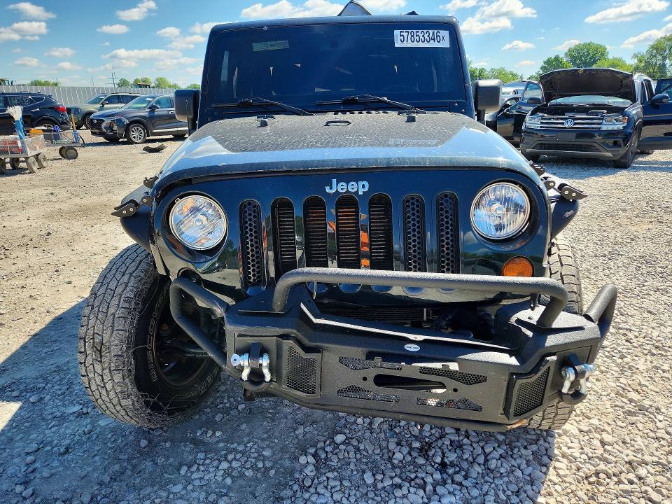 2012 Jeep Wrangler / VIN 1C4AJWAGXCL162009 COPART salvage auction — FRONT END, Oh - Cert Of Title-Salvage, sold $3,050 on 2026-07-02 (photo 5)