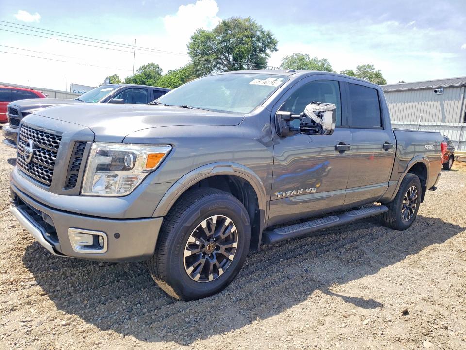 2019 Nissan TITAN VIN 1N6AA1E56KN503255 COPART salvage auction — MECHANICAL, Va - Certificate Of Title, sold $2,100 on 2026-07-06 (photo 1)
