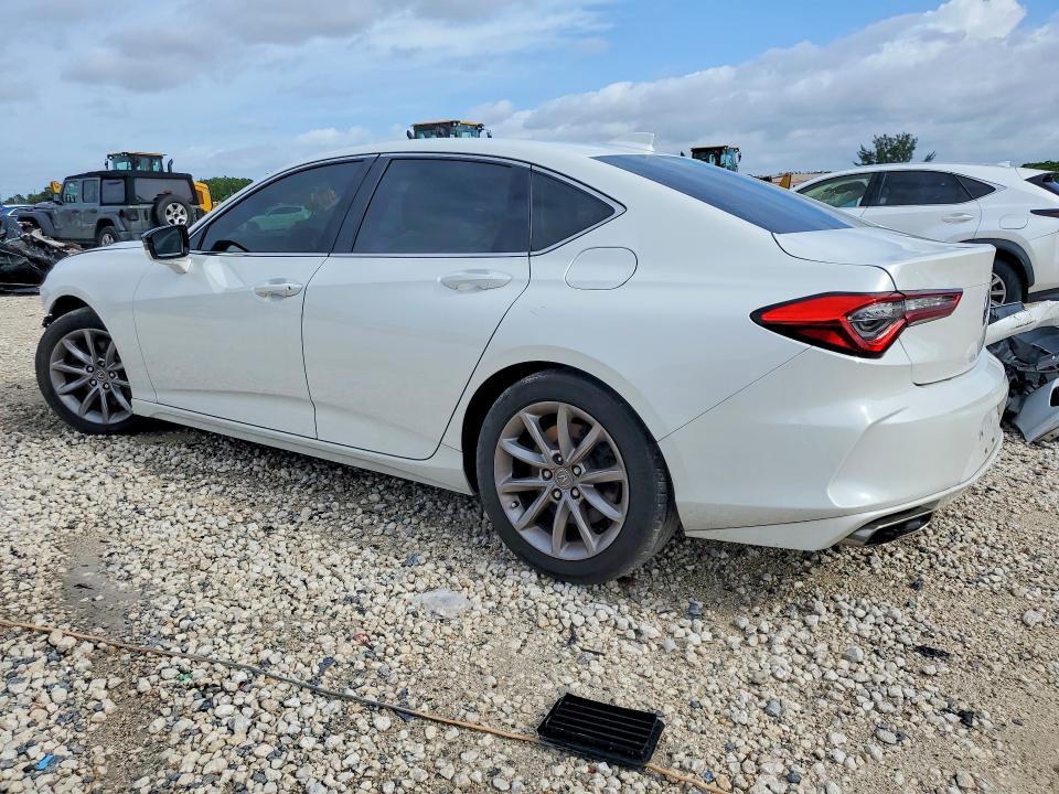2021 Acura Tlx VIN 19UUB5F32MA000738 COPART salvage auction — FRONT END, Fl - Cert Of Title Slvg Rebuildable, sold $7,100 on 2026-07-14 (photo 2)