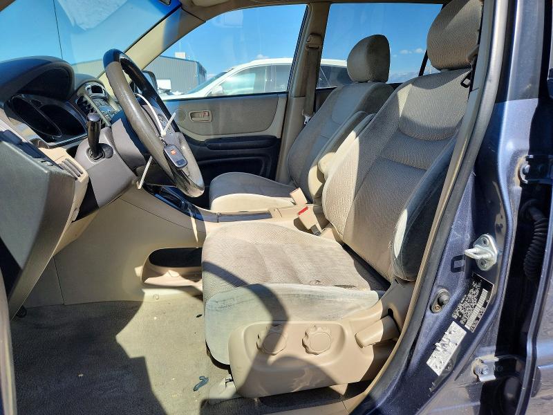2003 Toyota Highlander VIN JTEHD21A230025122 COPART salvage auction — MINOR DENT/SCRATCHES, Ut - Certificate Of Title (P), sold $425 on 2026-07-17 (photo 7)