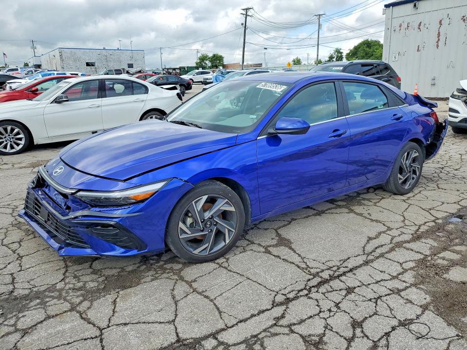 2025 Hyundai Elantra VIN KMHLS4DG7SU857381 COPART salvage auction — REAR END, Tn - Non-Repairable Certificate, sold $5,500 on 2026-07-08 (photo 1)
