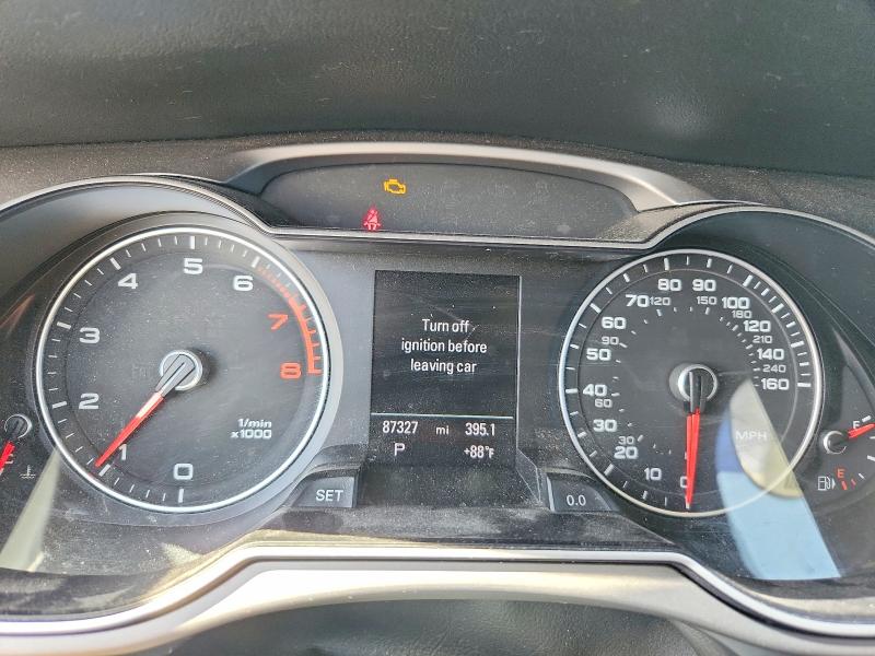 2014 Audi A4 VIN WAUFFAFL3EA081915 COPART salvage auction — REAR END, IL - SALVAGE CERTIFICATE, sold $2,950 on 2026-07-08 (photo 9)