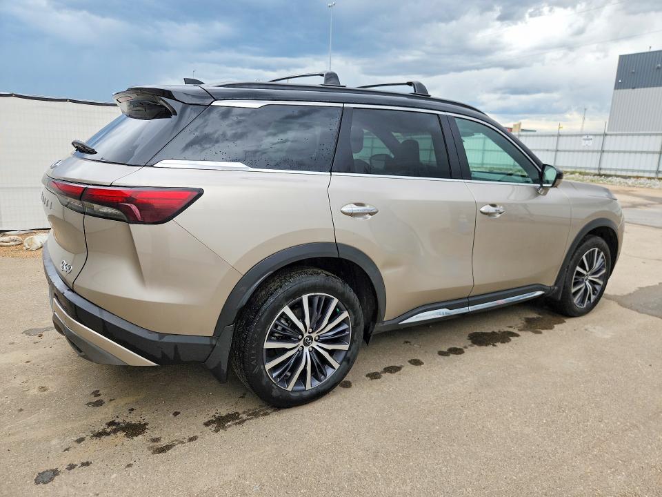 2025 Infiniti Qx60 VIN 5N1AL1HU3SC342886 COPART salvage auction — SIDE, Ab - Bos - Active, sold $35,500 on 2026-07-16 (photo 3)