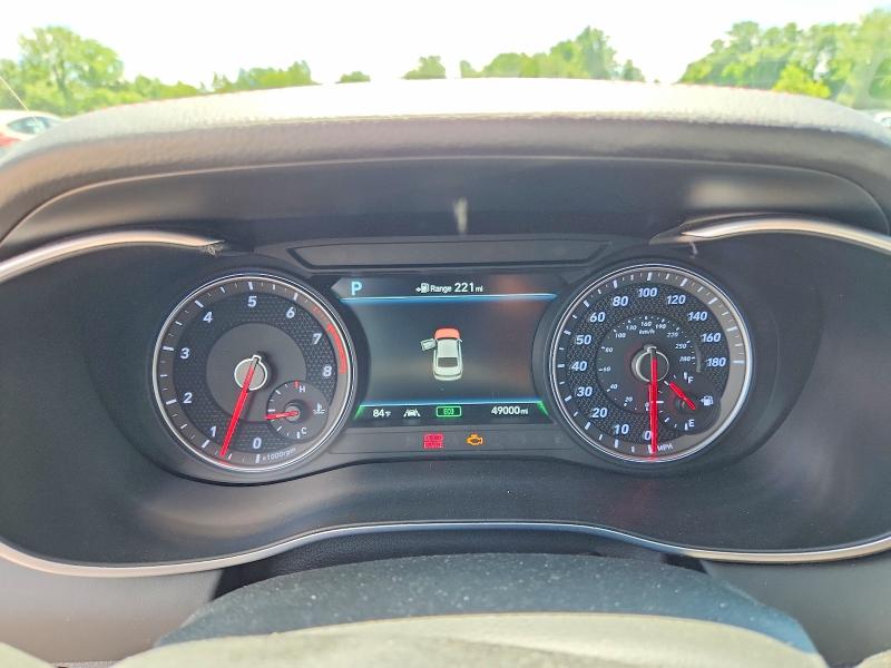 2019 Genesis G70 VIN KMTG34LE8KU014665 COPART salvage auction — FRONT END, Ct - Cert Of Title-Salvage, sold $6,200 on 2026-07-07 (photo 9)