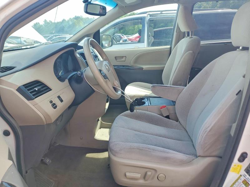 2012 Toyota Sienna VIN 5TDKK3DC8CS244425 COPART salvage auction — REAR END, Ny - Cert Of Title-Rebuilt Salvage, sold $550 on 2026-07-06 (photo 7)