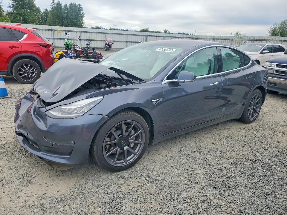 2018 Tesla VIN 5YJ3E1EB0JF183935 COPART salvage auction — FRONT END, Wa - Bill Of Sale, sold $5,200 on 2026-07-13 (photo 1)