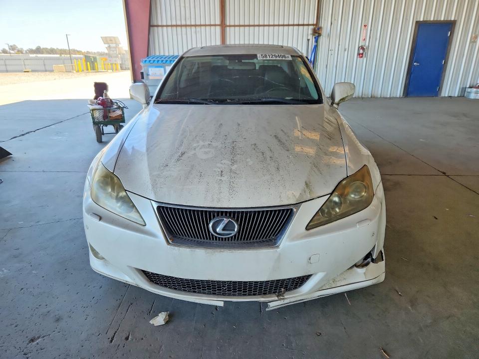 2007 Lexus Is VIN JTHBE262275012113 COPART salvage auction — FRONT END, Ca - Dis/Dlr/Exp Clean W/Salv Hist, sold $250 on 2026-07-30 (photo 5)