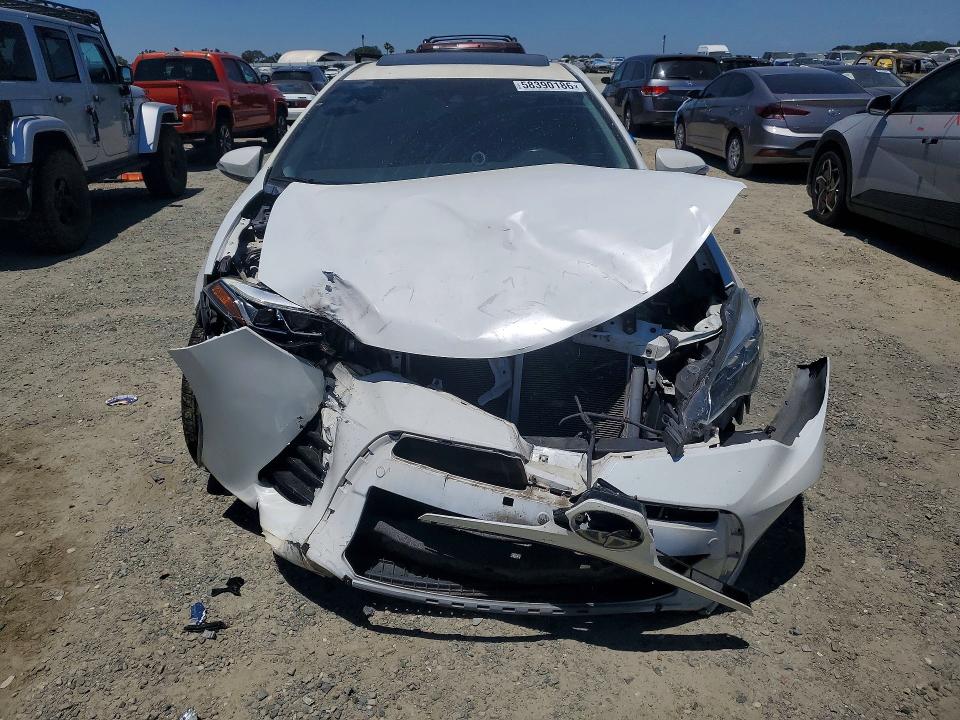 2017 Toyota VIN 5YFBURHE5HP665253 COPART salvage auction — FRONT END, Ca - Salvage Certificate, sold $3,050 on 2026-07-02 (photo 5)