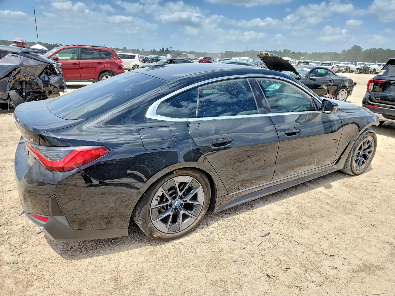 2023 BMW i4 VIN WBY73AW03PFP73392 COPART salvage auction — Front End, Sv - Salvage Title, sold $9,800 on 2026-07-10 (photo 3)