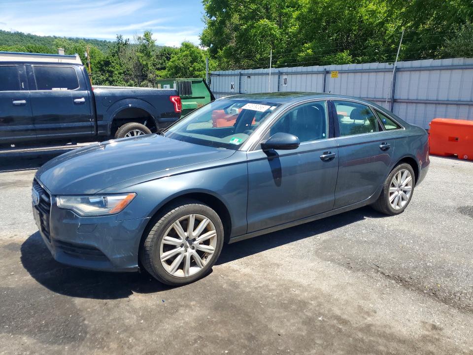 2014 Audi A6 VIN WAUGFAFC4EN050881 COPART salvage auction — MECHANICAL, Nj - Certificate Of Title, sold $2,950 on 2026-07-09 (photo 1)
