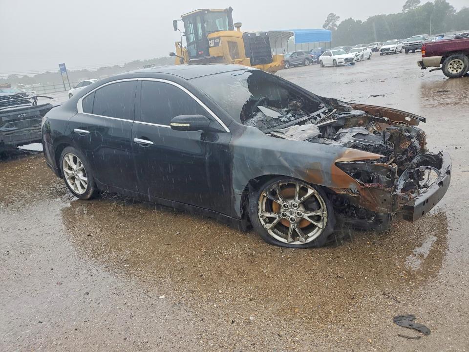 2012 Nissan Maxima VIN 1N4AA5AP3CC851017 COPART salvage auction — BURN, Al - Cert Of Title-Salvage Title, sold $225 on 2026-07-09 (photo 4)