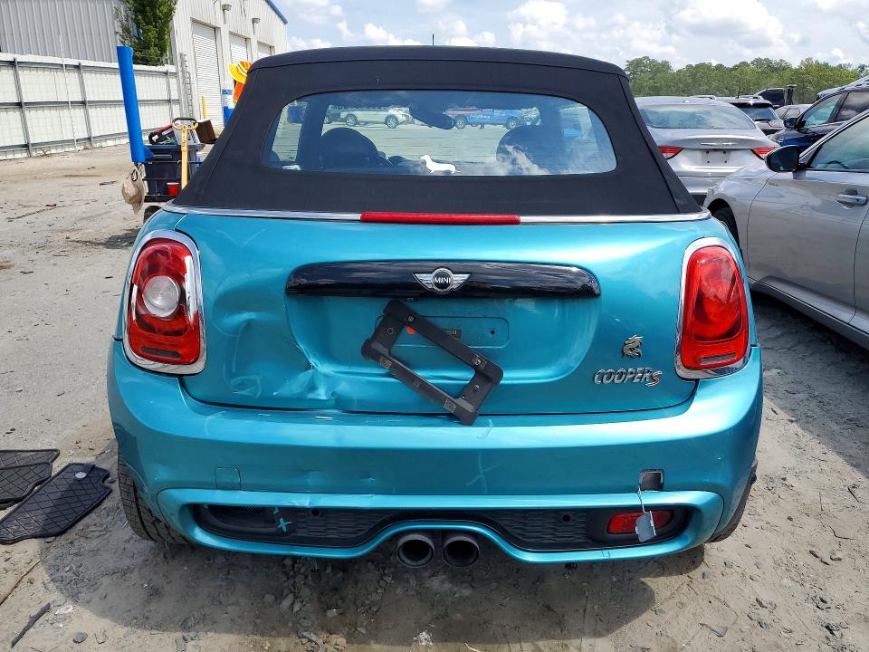 2017 Mini Cooper VIN WMWWG9C30H3C82120 COPART salvage auction — REAR END, Ga - Cert Of Title-Salvage, sold $3,050 on 2026-07-09 (photo 6)