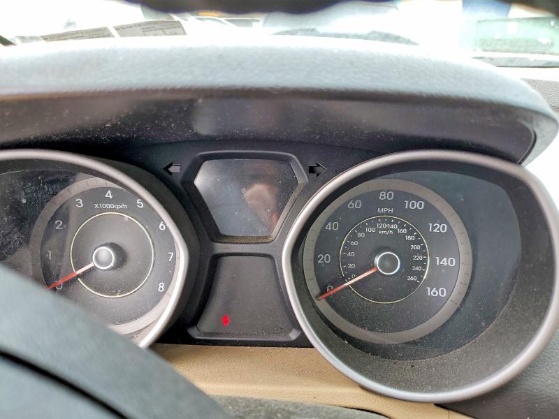 2013 Hyundai Elantra VIN KMHDH4AEXDU520941 COPART salvage auction — VANDALISM, Pa - Certificate Of Salvage, sold $825 on 2026-07-27 (photo 9)
