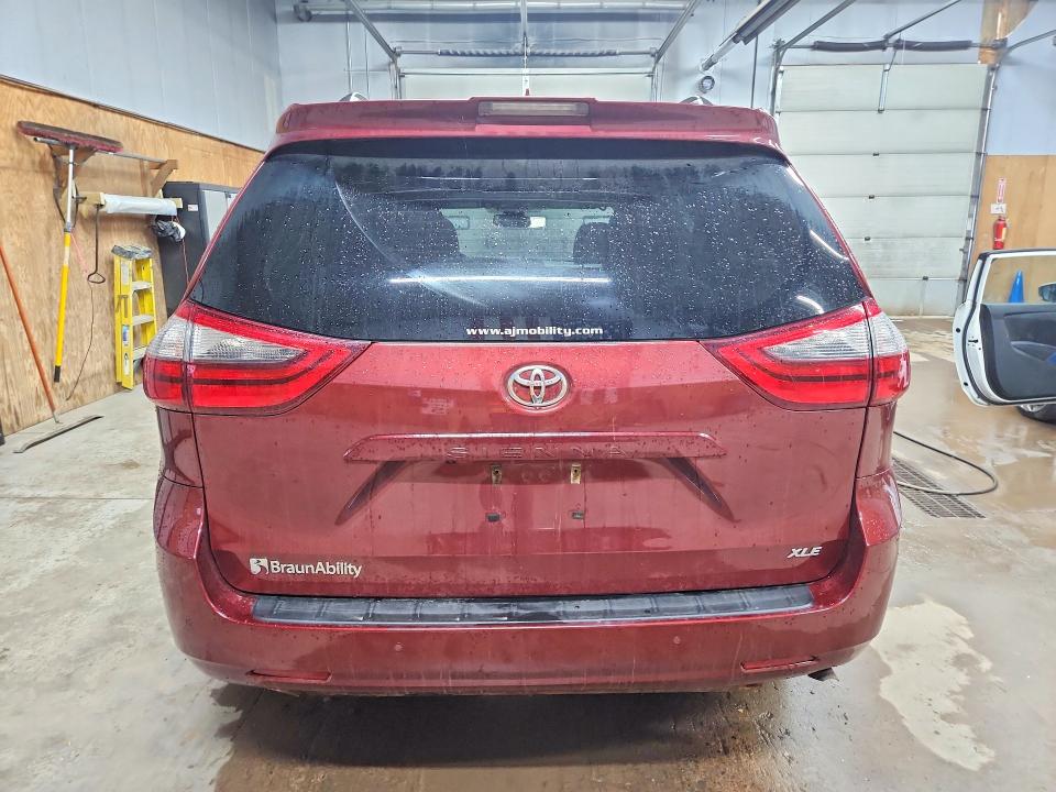 2020 Toyota VIN 5TDYZ3DC6LS057044 COPART salvage auction — FRONT END, MI - CERTIFICATE OF TITLE, sold $21,600 on 2026-07-08 (photo 6)